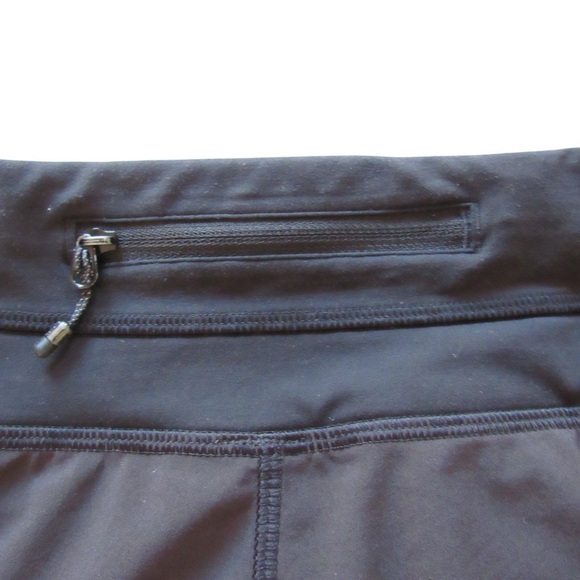 Lululemon Womens Black Athletic Shorts 6 Stretch Built In Lining Sweat Wicking - Picture 6 of 10